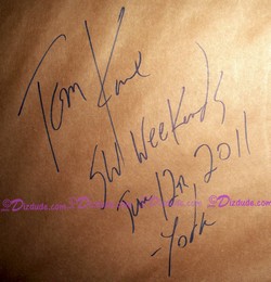 Star Wars Weekends 2009 Tom Kane Back Signed Framed Poster