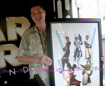 Tom Kane Signed Framed 2009 Poster