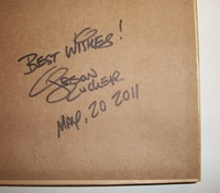 Star Wars Weekends 2011 Disney artist Jason Zucker Hand drawn Sketch Yoda Stitch Back Signature